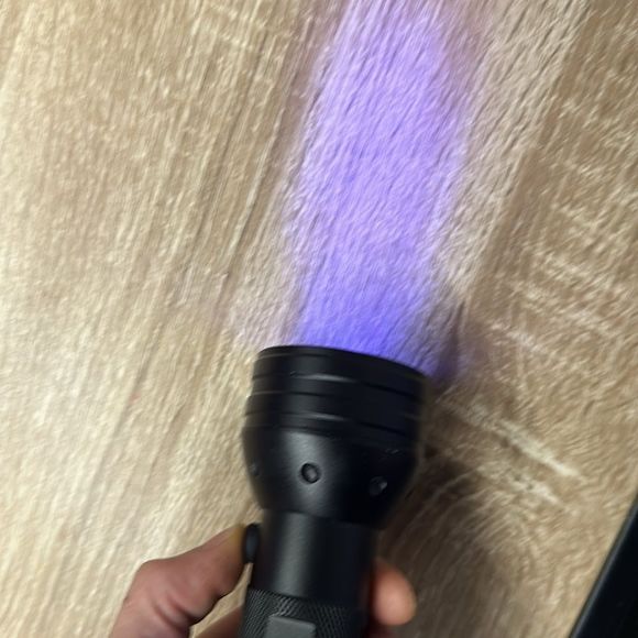 UV Flashlight 360nm, 40 LED Includes 3 AAs + Mini UV Light 8x2.5” - Picture 1 of 11
